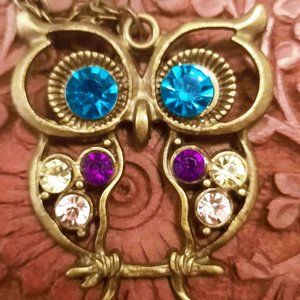 🎁  ☆BOGO 1/2 off☆ Necklace with Owl Pendant